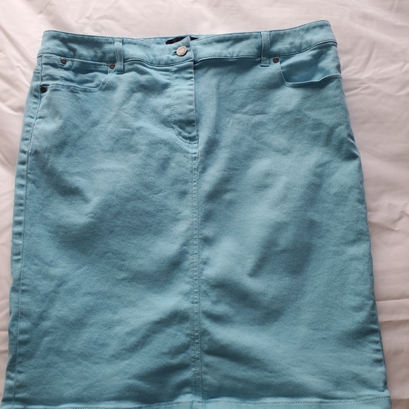 Talbots Dresses & Skirts - Talbots Blue Denim Skirt
